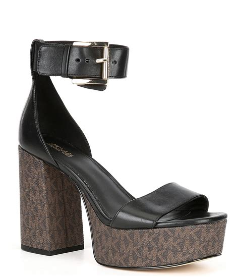 michael kors tara platform sandals
